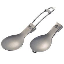 High Quality Titanium Folding Spoon